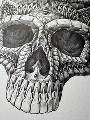 Crowned Skull (Original Artwork)