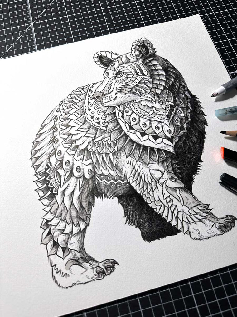 Grizzly Bear (Original Artwork)