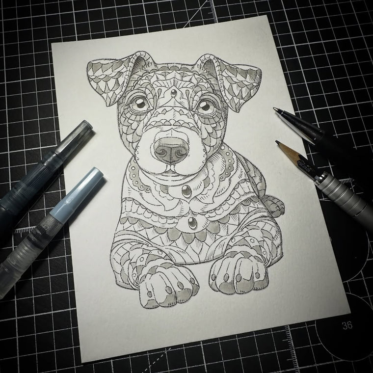 Jack Russell Terrier (Original Drawing)