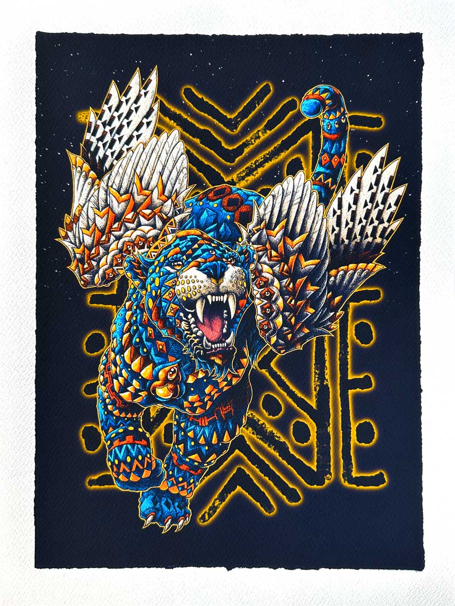 Jaguar Blue Variant Art Print (72 Hour Timed Edition)