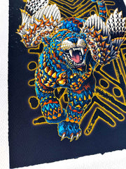 Jaguar Blue Variant Art Print (72 Hour Timed Edition)