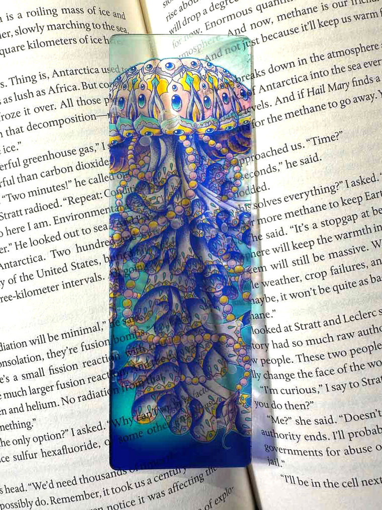 Jellyfish Transparent Bookmark