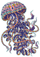 Jellyfish Sticker (Weatherproof Decal)