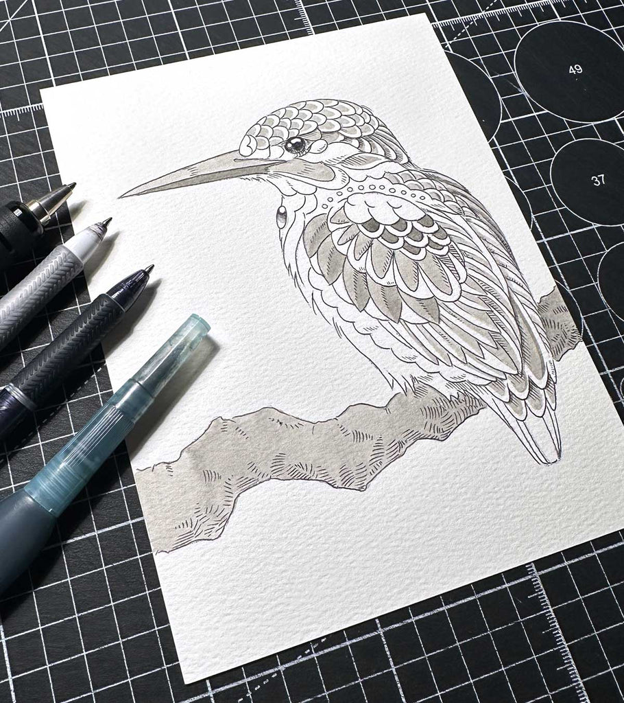 Kingfisher (Original Sketch)