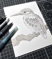 Kingfisher (Original Sketch)