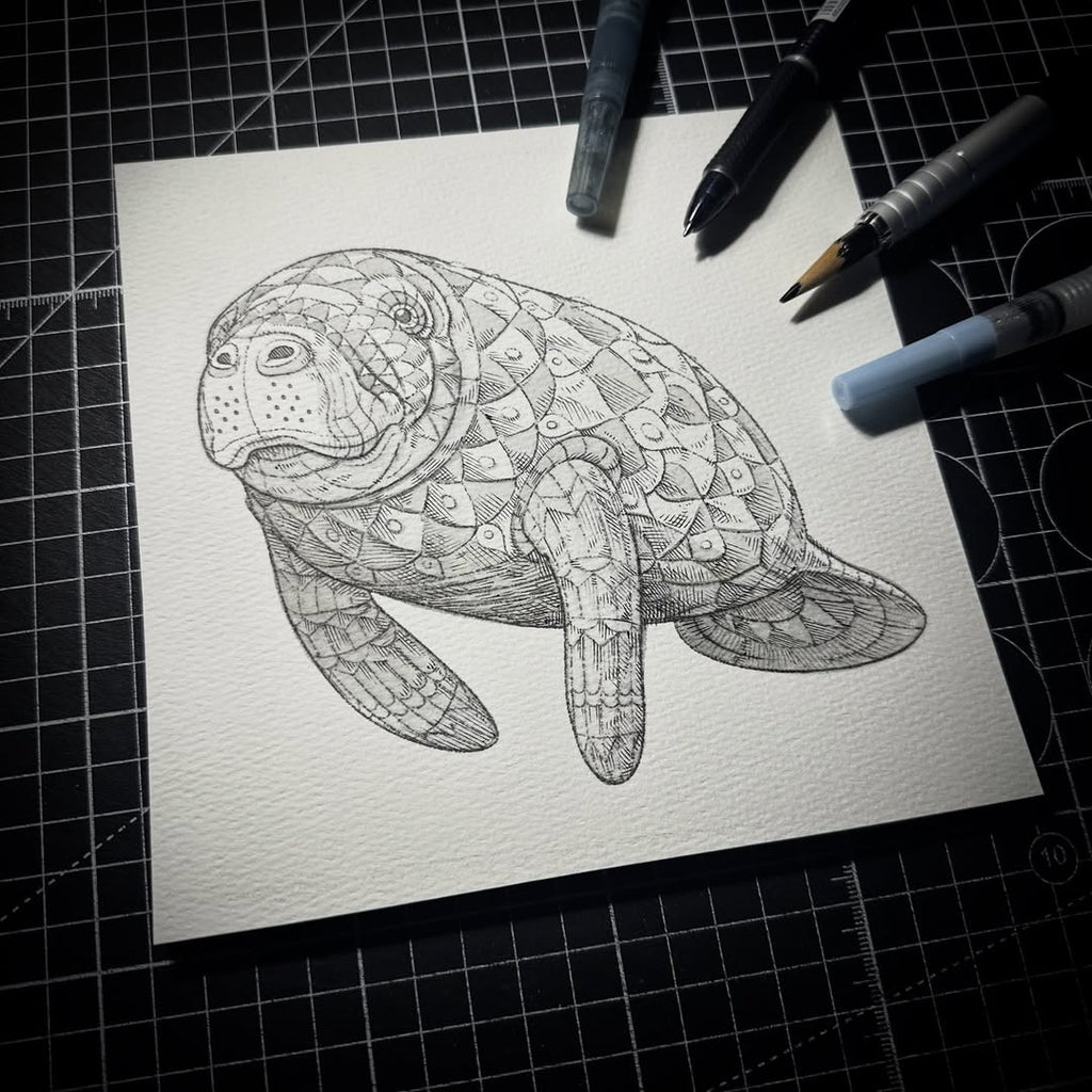 Manatee (Original Drawing)