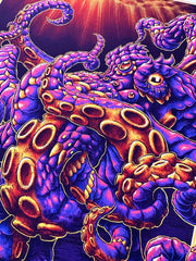 Octopus Purple Art Print (72 Hour Timed Edition)