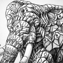 Ornate Elephant 4.0 (Original Artwork)