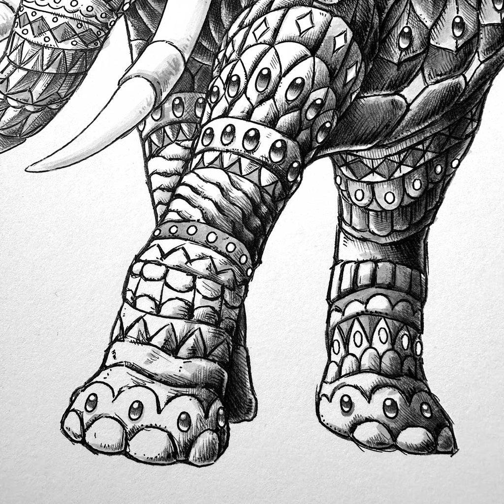 Ornate Elephant 4.0 (Original Artwork)