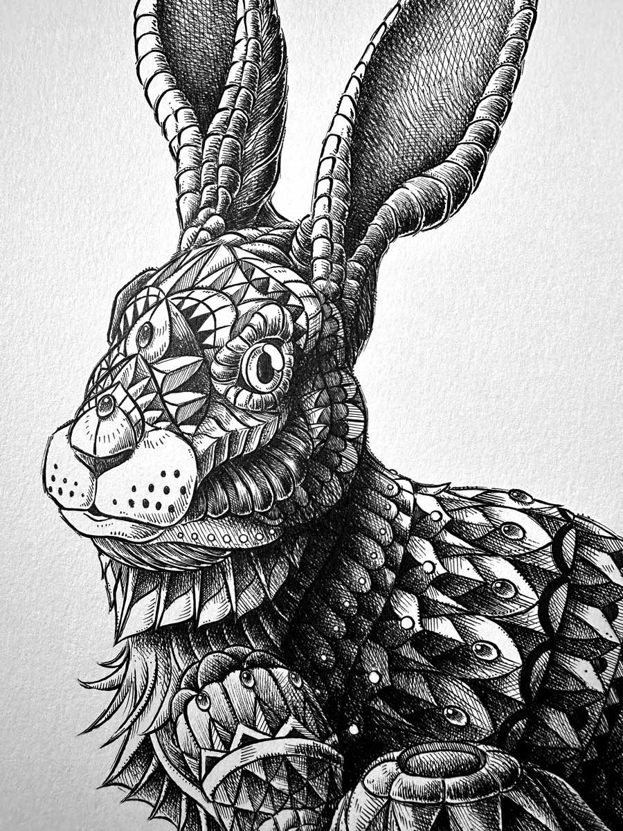 Rabbit (Original Artwork) BIOWORKZ