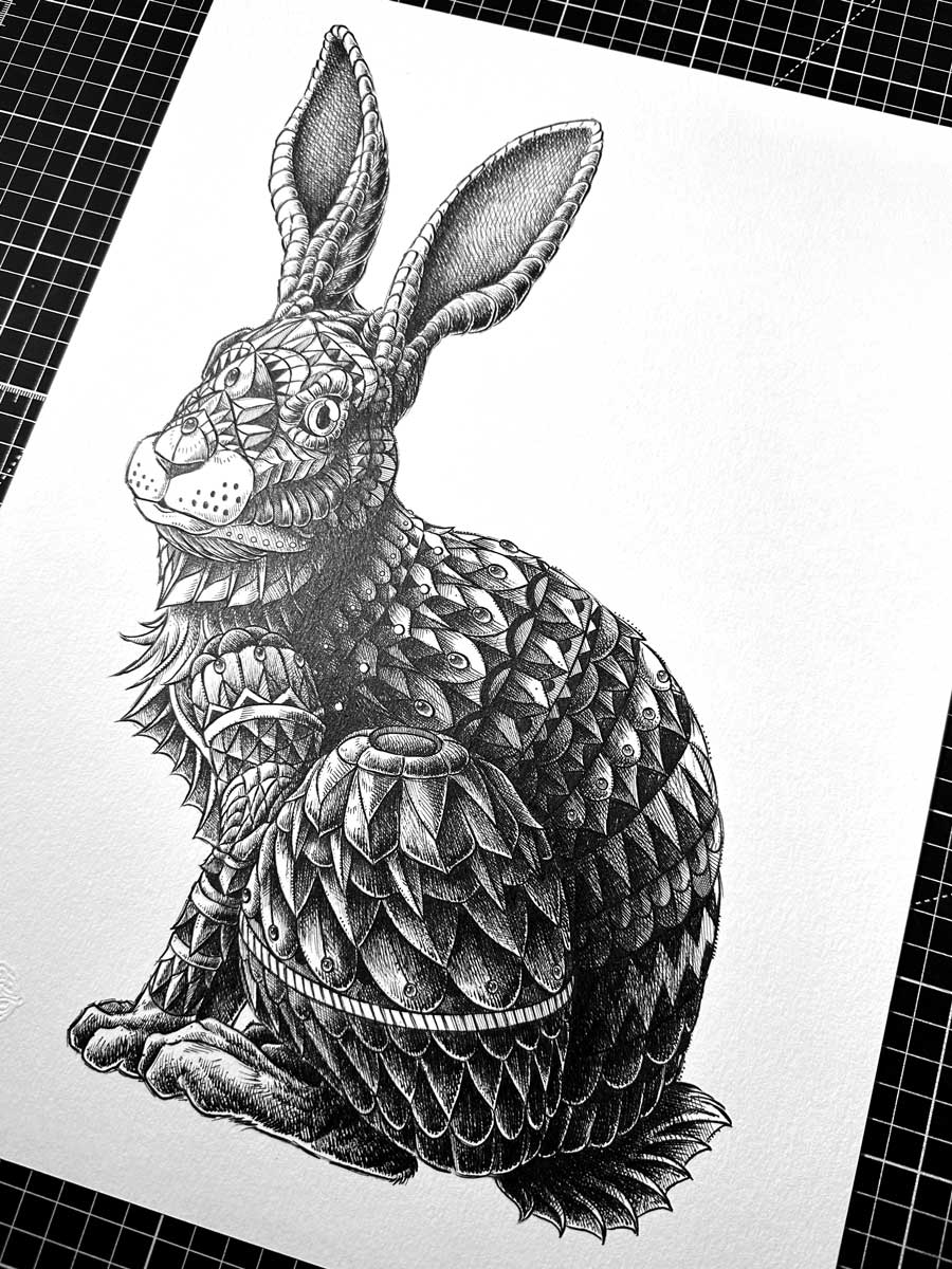 Rabbit (Original Artwork) BIOWORKZ