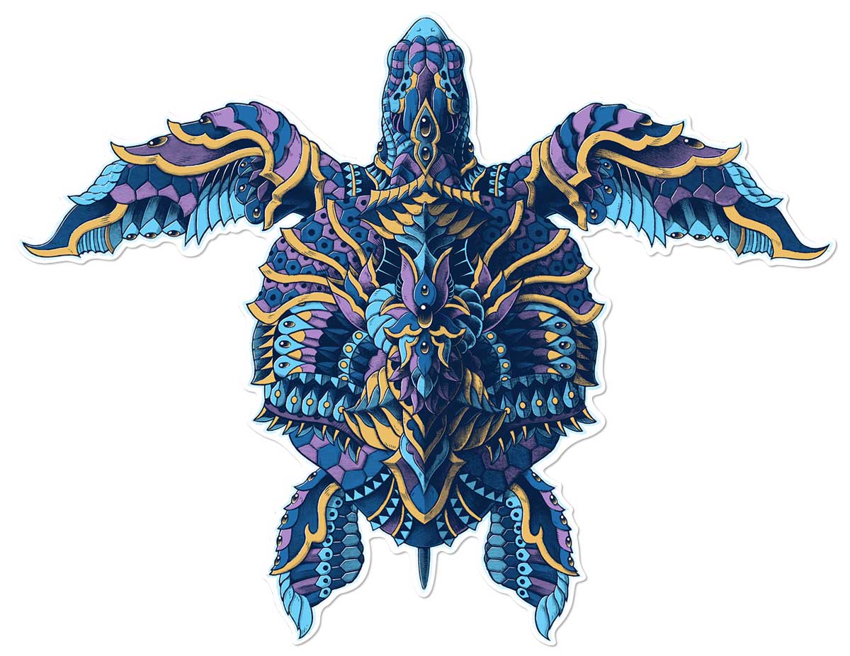 Seaturtle Sticker (Weatherproof)