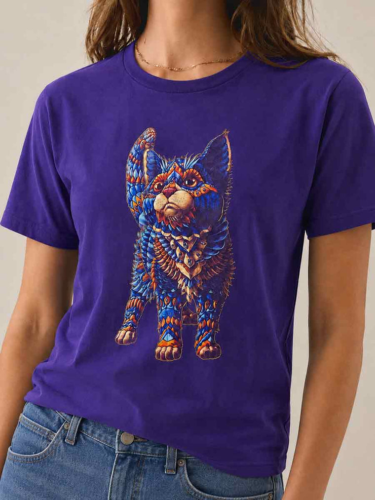Kitten Purple Tee (Unisex)