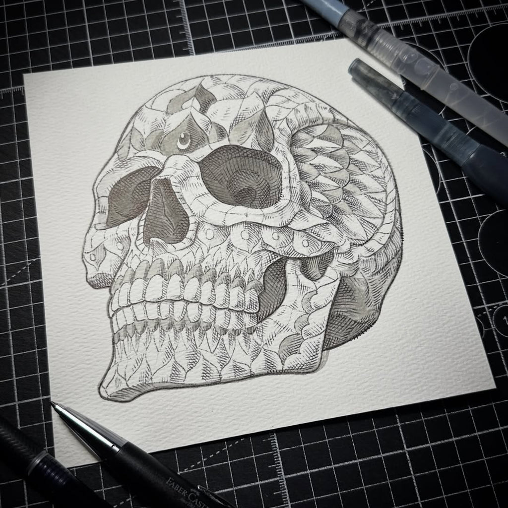 Skull 3.0 (Original Drawing)