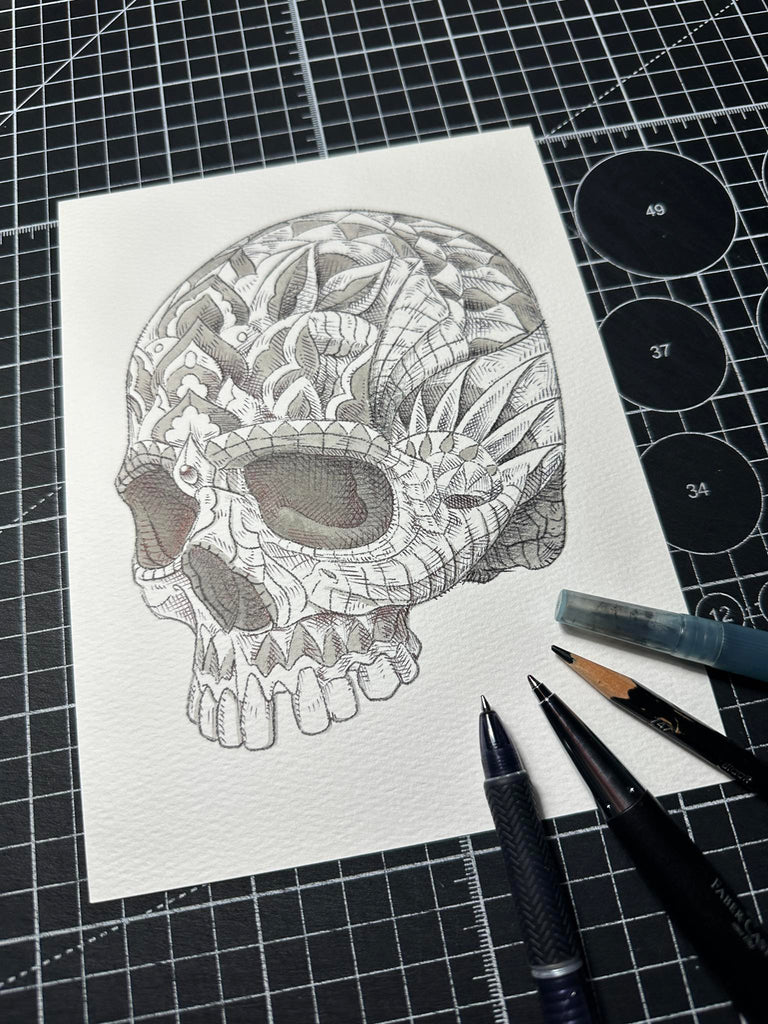 Skull 5.0 (Original Drawing)