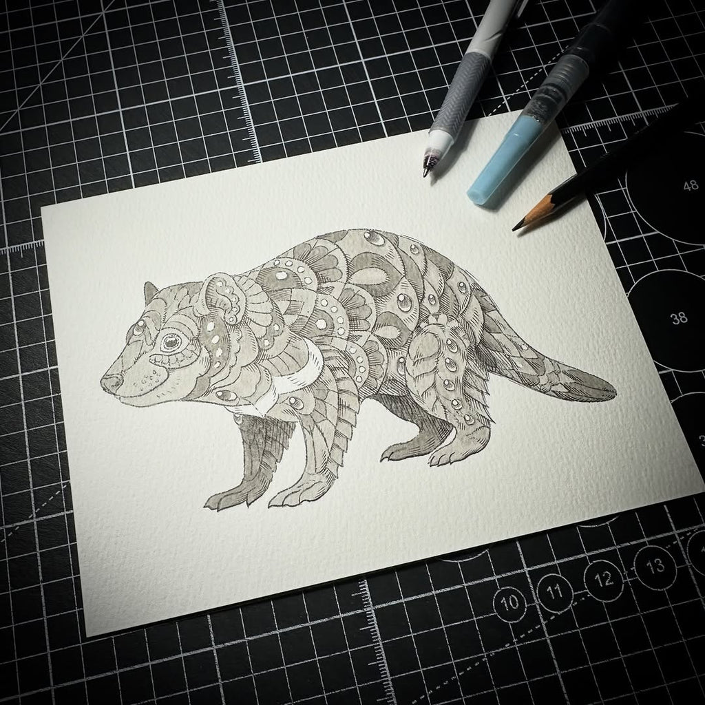 Tasmanian Devil (Original Drawing) (Copy)