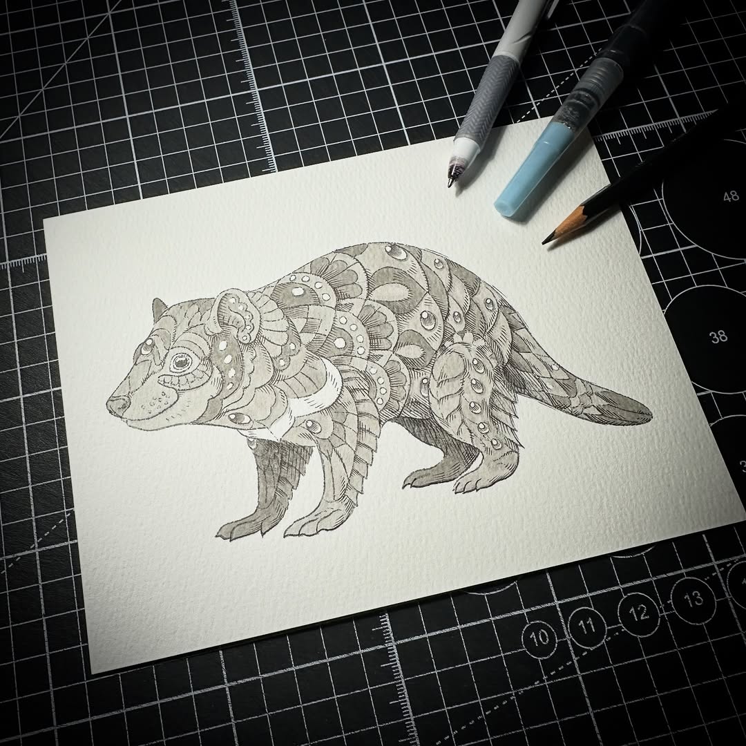 Tasmanian Devil (Original Drawing) (Copy)