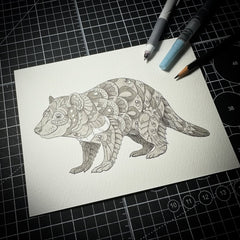 Tasmanian Devil (Original Drawing) (Copy)