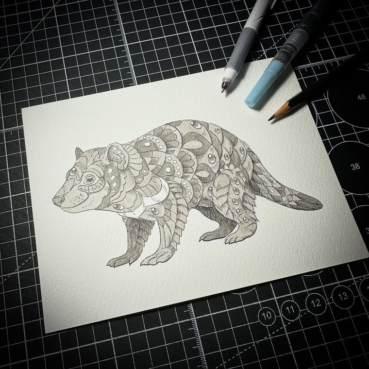 Tasmanian Devil (Original Drawing) (Copy)