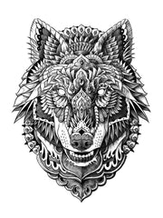 Wolf 12x16 Keyline Art Print (Edition of 7)