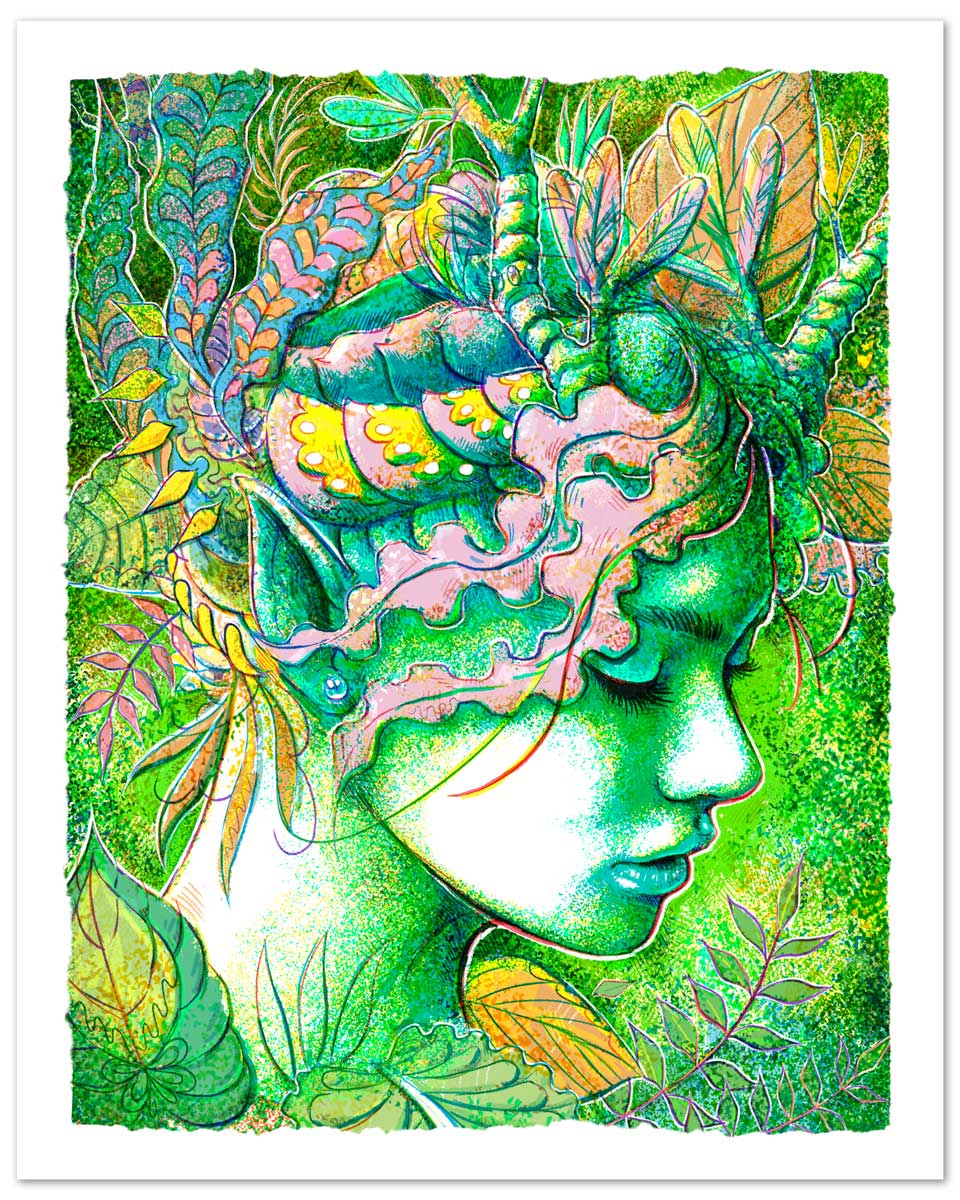 Queen of the Rainforest Art Print (Timed Edition)