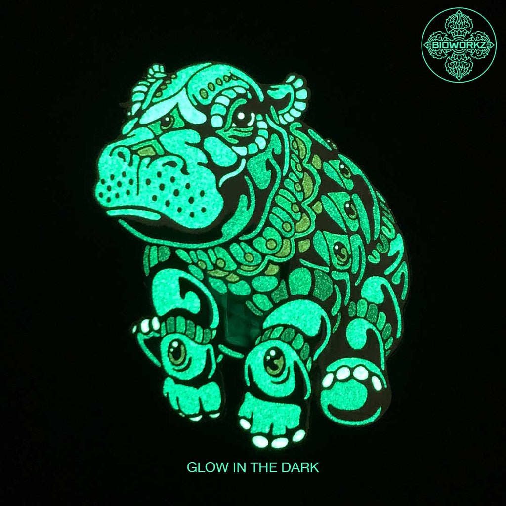 Blue Baby Hippo Pin (Edition of 20)