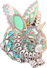 Pastel Bunny Pin