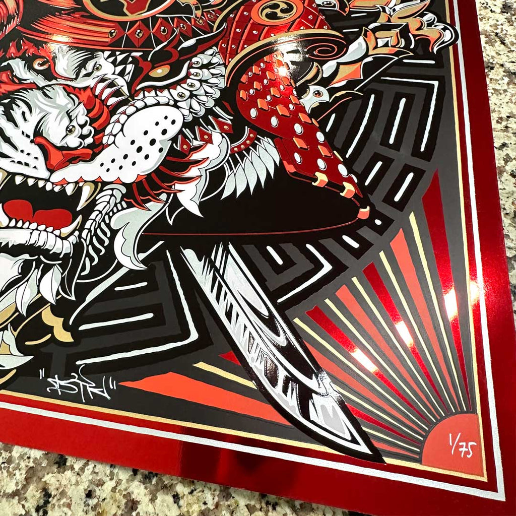 Bushido SLATER x BIOWORKZ collab Red Foil Variant (Edition of 75)