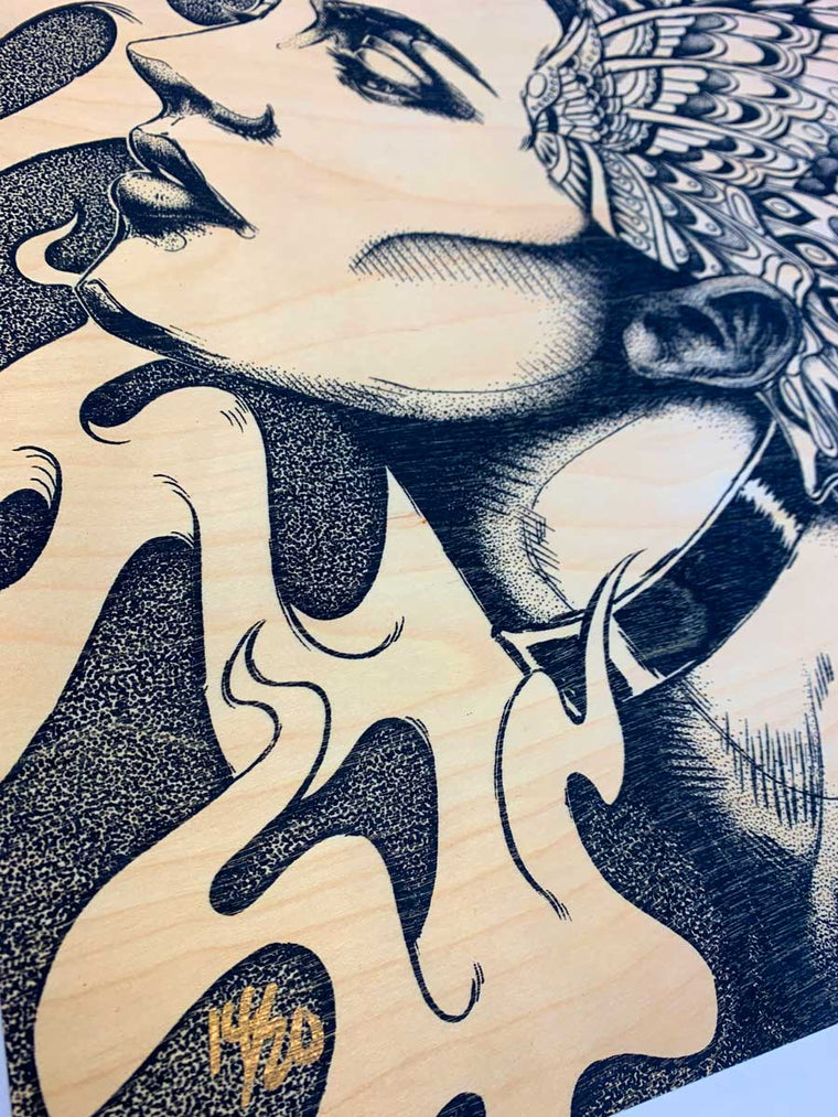 Butterfly Print Birchwood Variant (Edition of 20)
