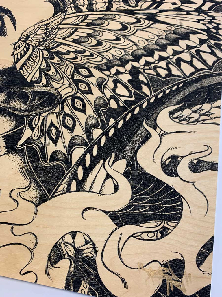 Butterfly Print Birchwood Variant (Edition of 20)