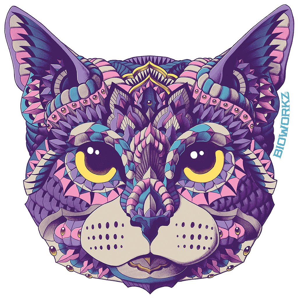 Cat Head Sticker