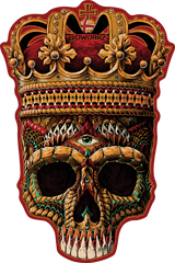 Crowned Skull Sticker