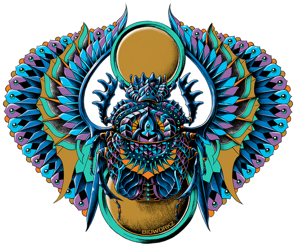 BIOWORKZ Egyptian Scarab Sticker