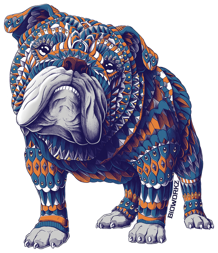 English Bulldog Sticker