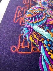 Harpy Eagle Purple Variant HE Art Print (72 Hour Timed Edition)