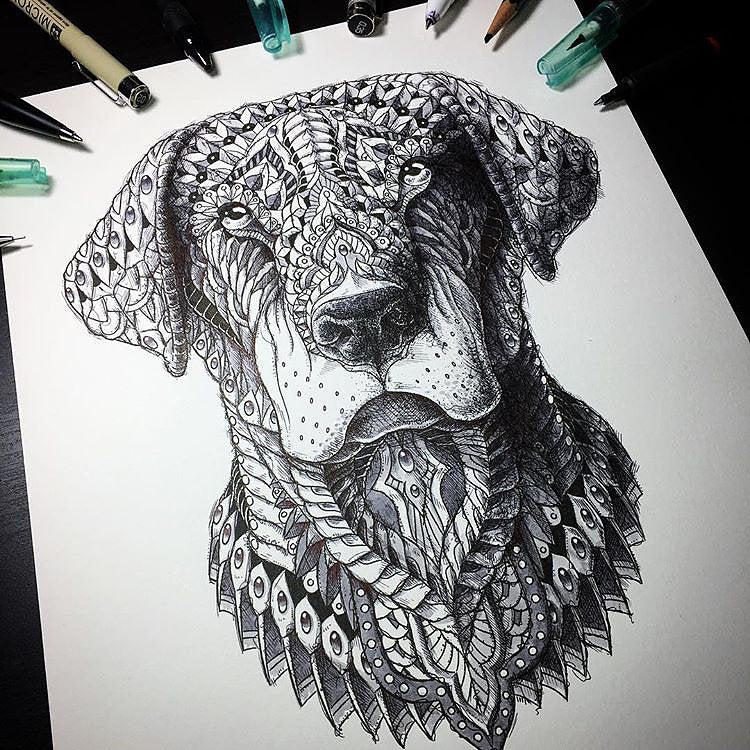 Labrador Drawing (Original Artwork)