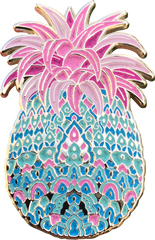 Bubblegum Pineapple Pin (Glows in the dark)