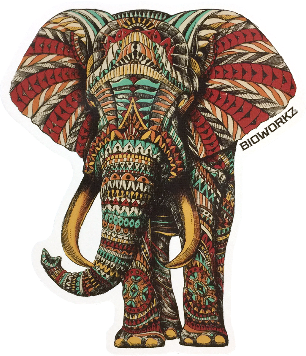 Ornate Elephant Magnet