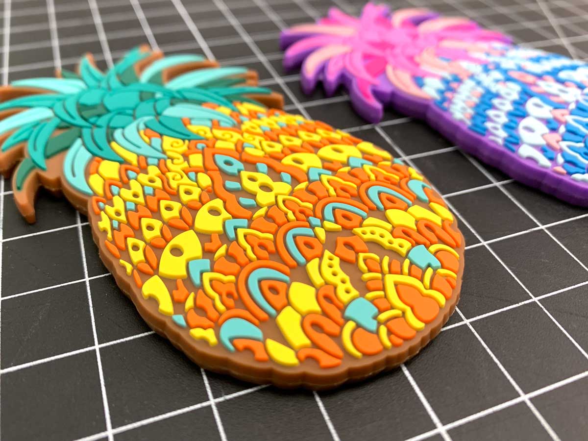pineapple air plant magnets Pineapple 3D Silicone Magnet – BIOWORKZ