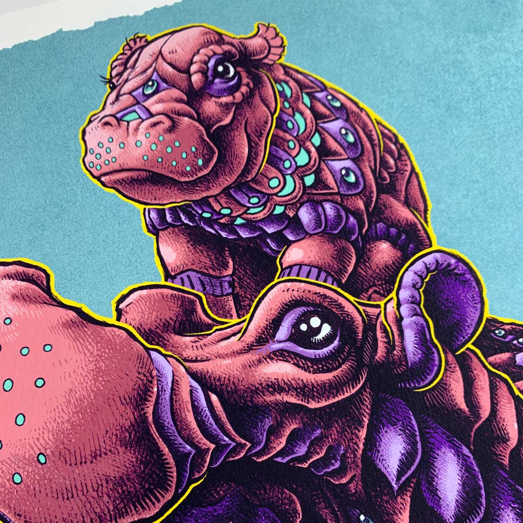Hippo Art Print (72 Hour Timed Edition)