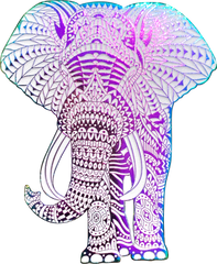 Rainbow Elephant Pin
