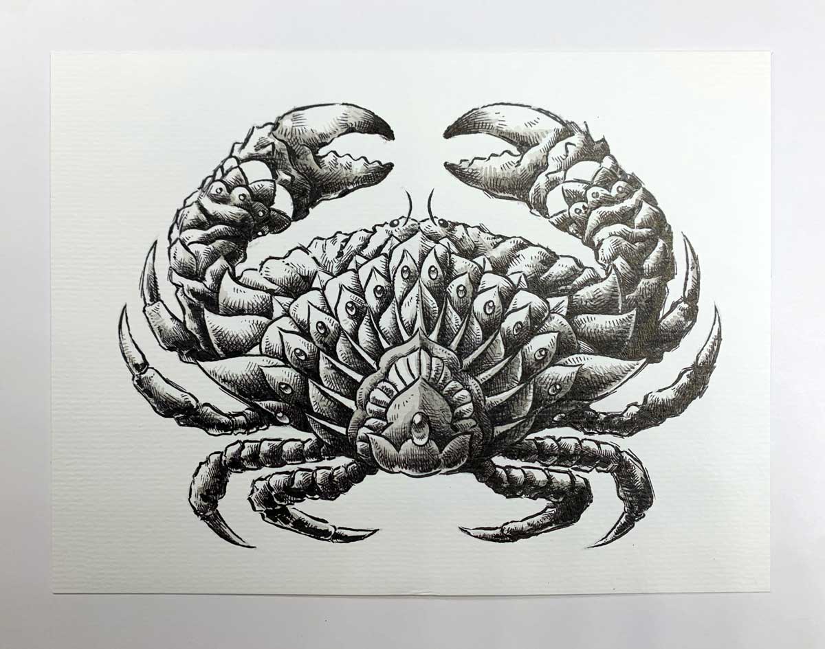 Rock Crab (Original Artwork)