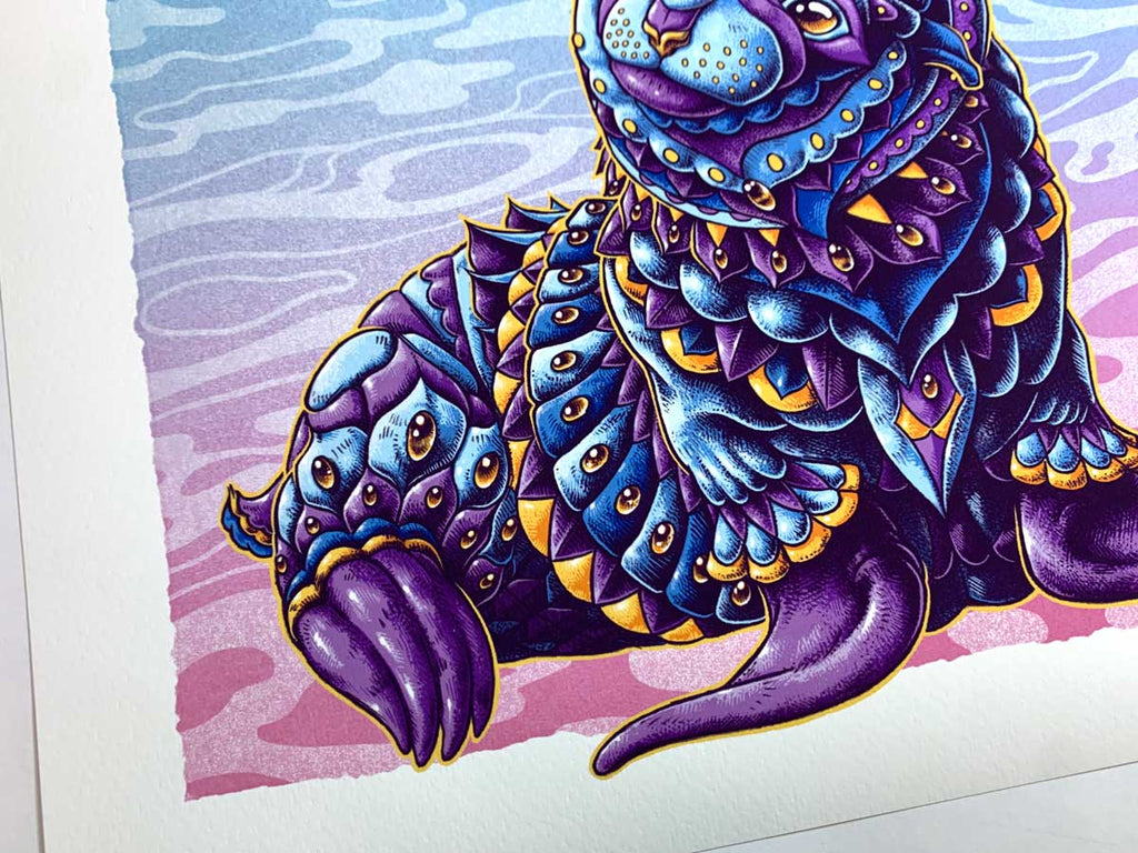 Seal Pup Art Print (72 Hour Timed Edition)