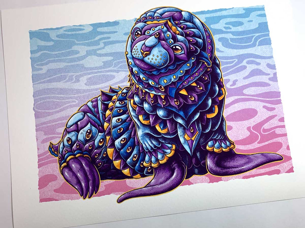 Seal Pup Art Print (72 Hour Timed Edition)