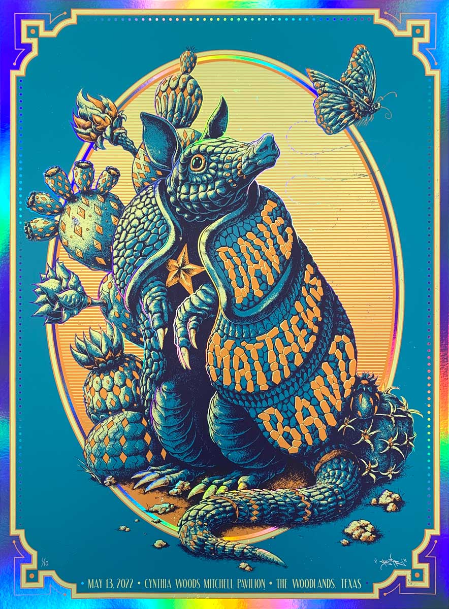 DMB Armadillo Foil Show Print (Edition of 10)