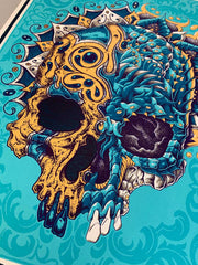 TIDWELL x BIOWORKZ "Skull Collab" Blue Variant Print (Edition of 120)