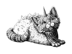 Keyline TacoCat Art Print (Edition of 7)