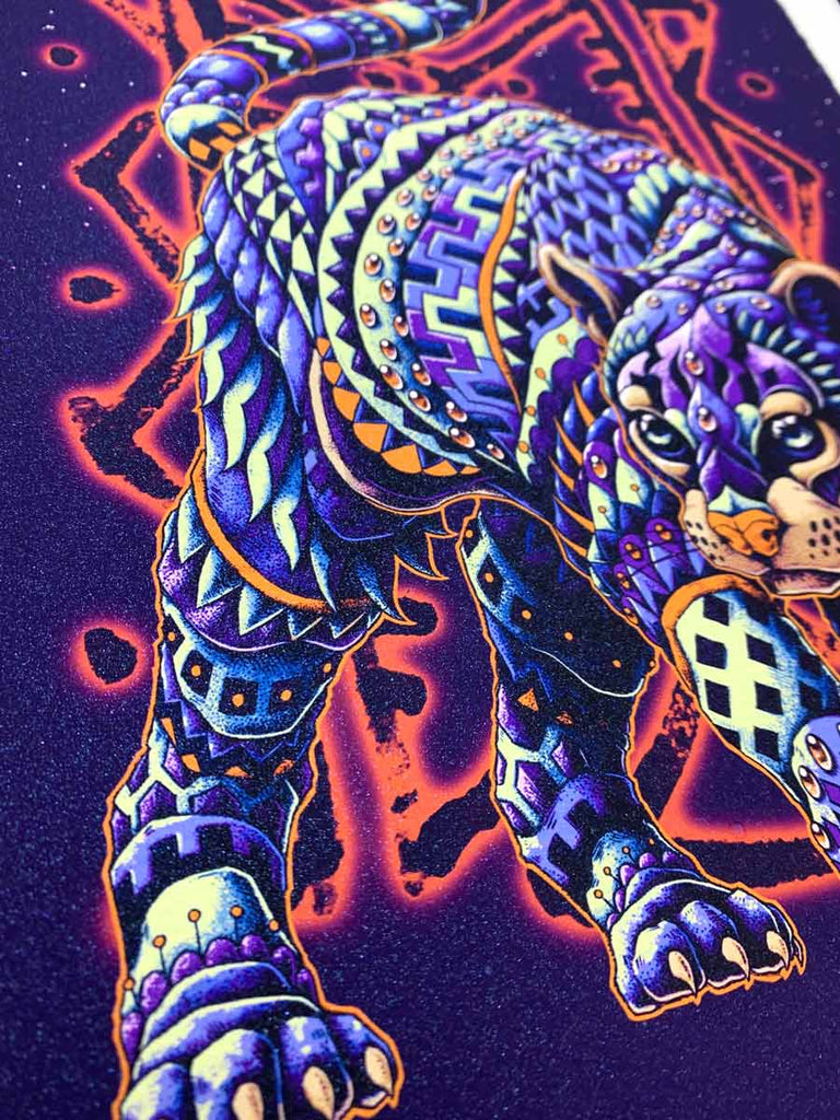 Tree Ocelot Blue Variant HE Art Print (72 Hour Timed Edition)
