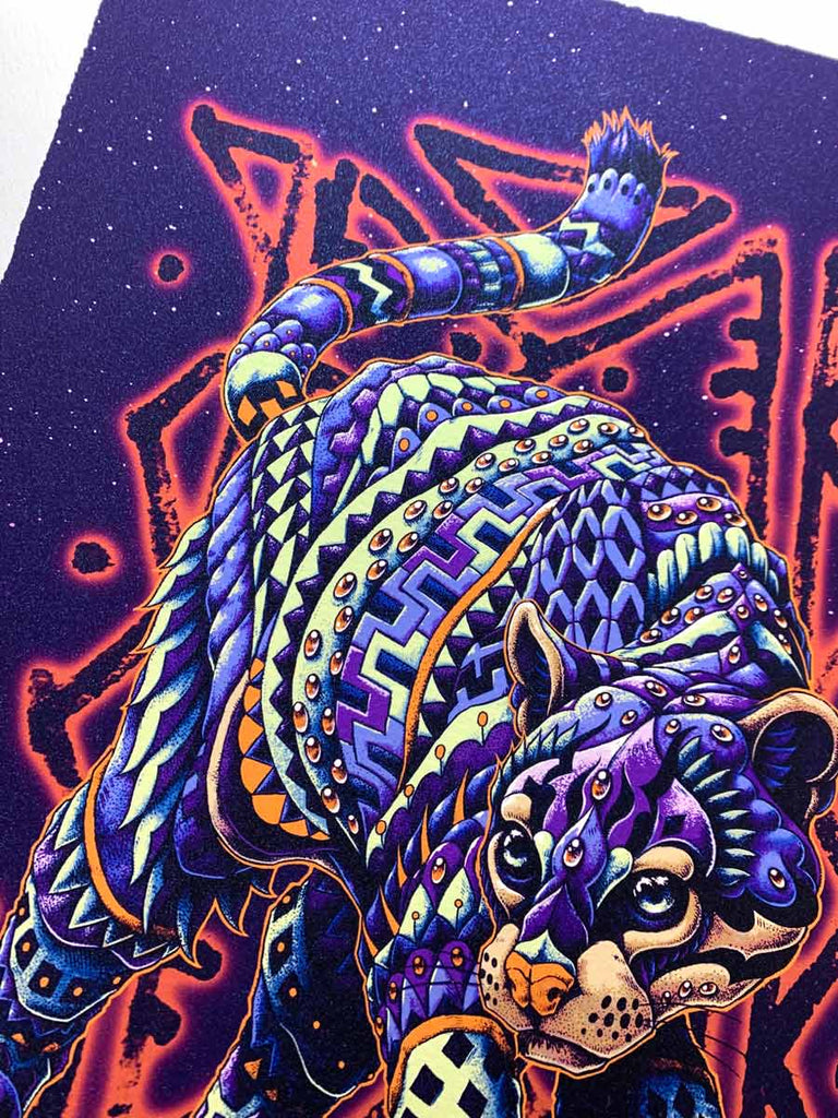 Tree Ocelot Blue Variant HE Art Print (72 Hour Timed Edition)