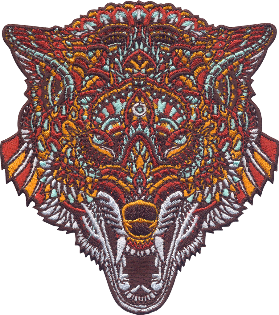 Wolf Head (Embroidered Patch)